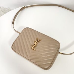Replica YSL Lou Camera Bag Apricot - premium-grade designer purse dupe