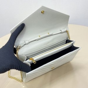 Replica YSL Envelope Clutch White - elite superclone designer purse