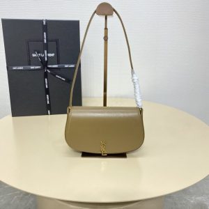 Replica YSL Voltaire Brown - ultra-realistic fake designer tote