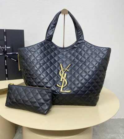 Replica YSL ICARE Black - high-accuracy replica luxury purse
