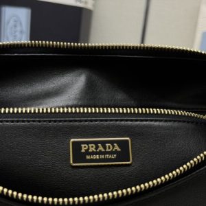 Replica Prada Prada Aimée Large Black - premium-grade designer purse dupe