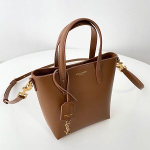 Replica YSL Tote Small Brown - premium 1:1 fake handbag model