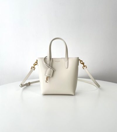 Replica YSL Tote Small White - premium 1:1 fake handbag model