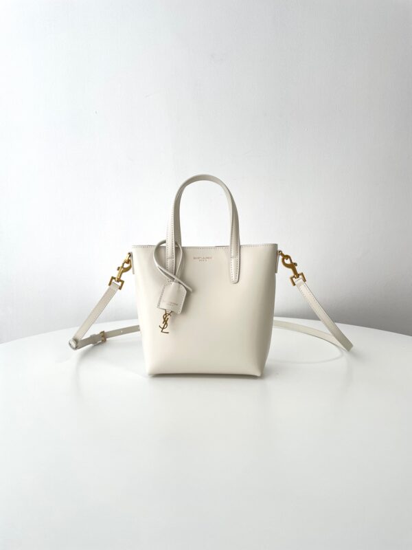 Replica YSL Tote Small White - premium 1:1 fake handbag model