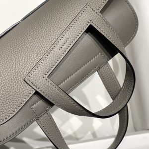 Replica Hermes Halzan Cumulonimbus Gray - best-selling designer handbag dupe