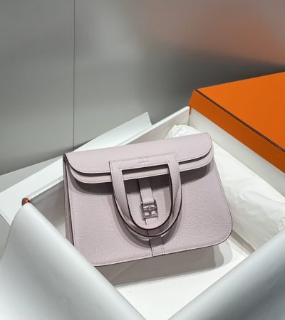 Replica Hermes Halzan Purple - high-end fake designer purse