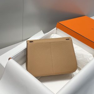 Replica Hermes Halzan Milk Tea - best-selling designer handbag dupe