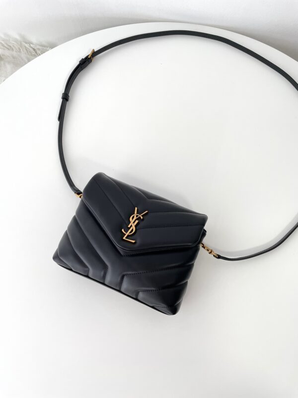 Replica YSL LouLou Mini Black - premium-grade designer purse dupe