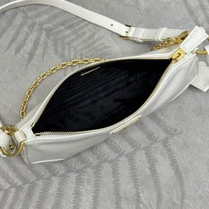 Replica Prada Re-Edition 2002 White - elite superclone designer purse