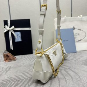 Replica Prada Re-Edition 2002 White - high-accuracy replica luxury purse