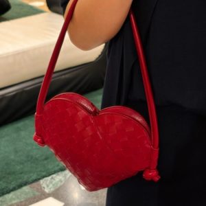 Replica Bottega Veneta Solstice Red Heart - 1:1 designer replica handbag