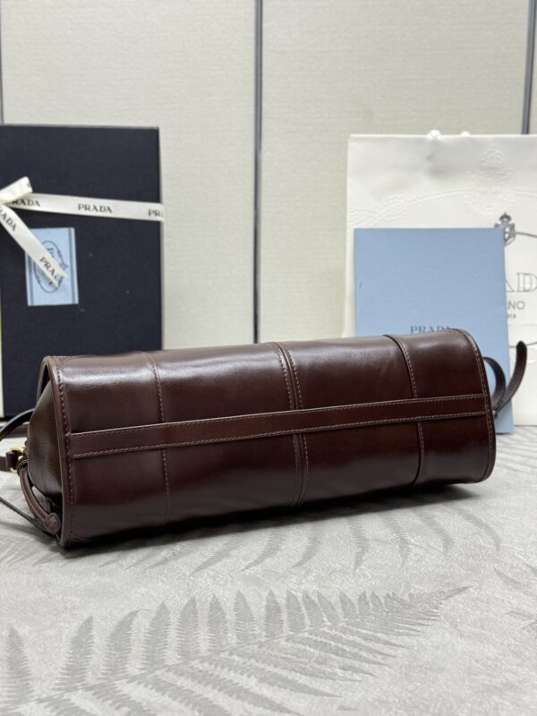 Replica Prada Naplak Patent Brown - high-end fake designer purse