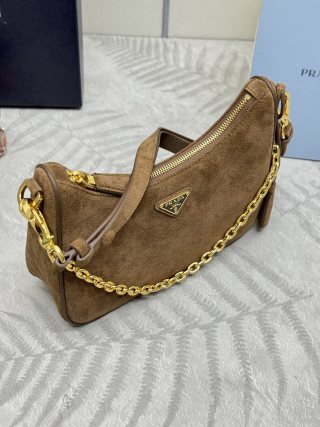 Replica Prada Suede Re-Edition - high-end fake designer purse