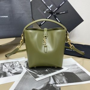 Replica YSL LE 37 Olive - near-authentic luxury replica handbag