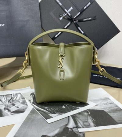 Replica YSL LE 37 Olive - near-authentic luxury replica handbag