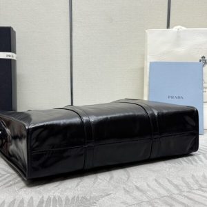 Replica Prada Antique Nappa Tote Black - elite superclone designer purse