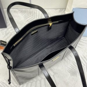 Replica Prada Antique Nappa Tote Black - best-selling designer handbag dupe