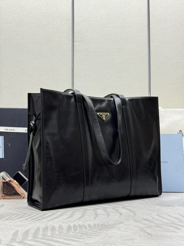 Replica Prada Antique Nappa Tote Black - high-end fake designer purse