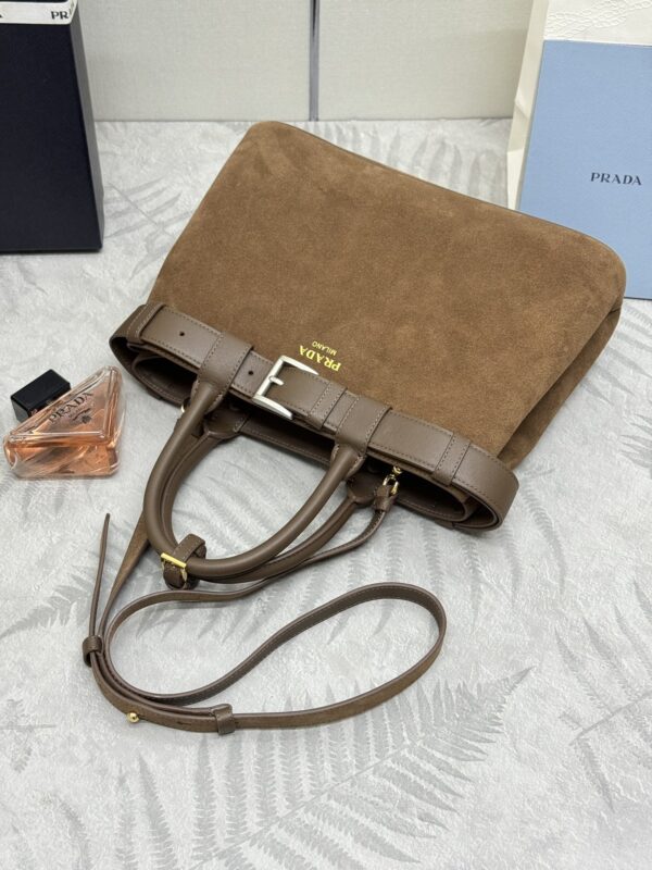 Replica Prada Suede Buckle - 1:1 designer replica handbag