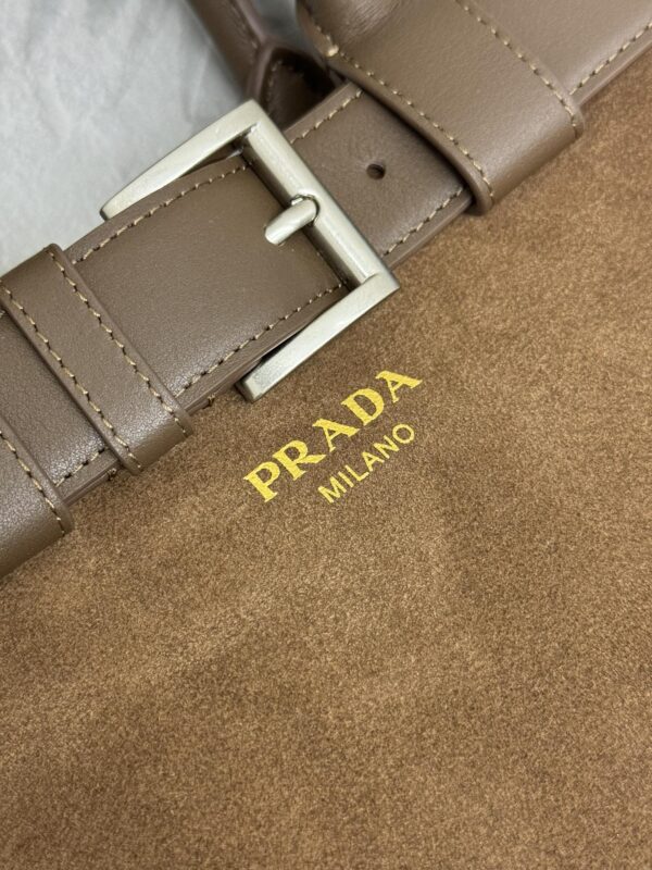 Replica Prada Suede Buckle - ultra-realistic fake designer tote