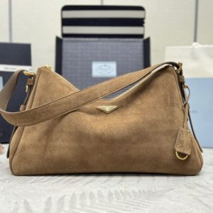 Replica Prada Prada Aimée Suede Large - high-end fake designer purse