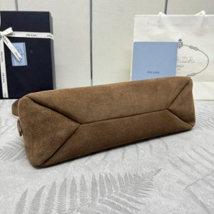 Replica Prada Prada Aimée Suede Large - high-accuracy replica luxury purse