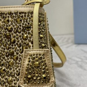 Replica Prada Crystal Bucket Bag - ultra-realistic fake designer tote