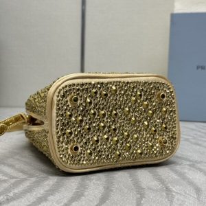 Replica Prada Crystal Bucket Bag - top-tier luxury replica shoulder bag