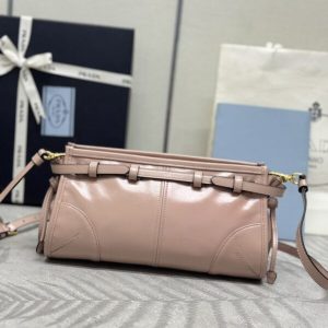Replica Prada Pink Leather Handbag - best-selling designer handbag dupe