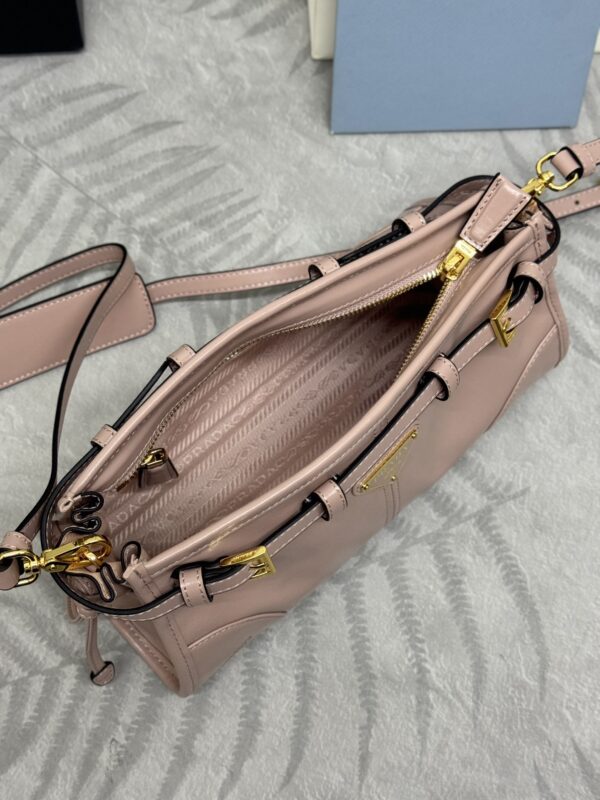 Replica Prada Pink Leather Handbag - premium-grade designer purse dupe
