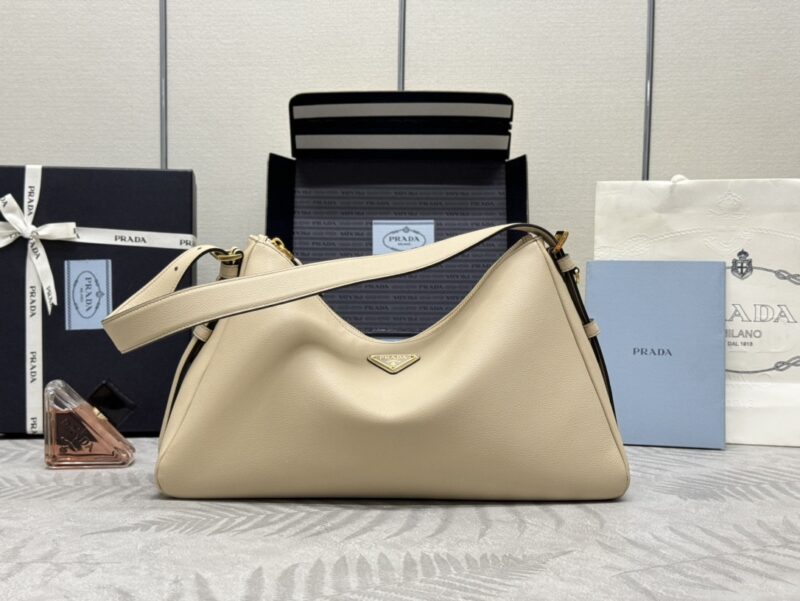 Replica Prada Prada Aimée Large Milk Tea - elite superclone designer purse