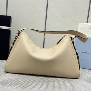 Replica Prada Prada Aimée Large Milk Tea - best quality luxury bag dupe
