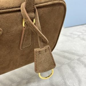Replica Prada Hobo Suede - top-tier luxury replica shoulder bag