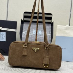 Replica Prada Hobo Suede - ultra-realistic fake designer tote