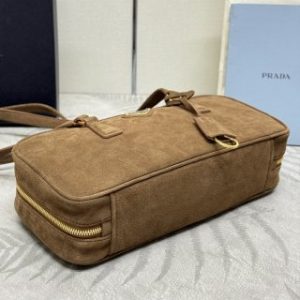 Replica Prada Hobo Suede - best-selling designer handbag dupe