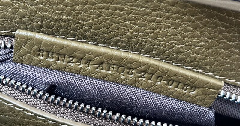 Replica Fendi Peekaboo Khaki Python Handle - high-accuracy replica luxury purse