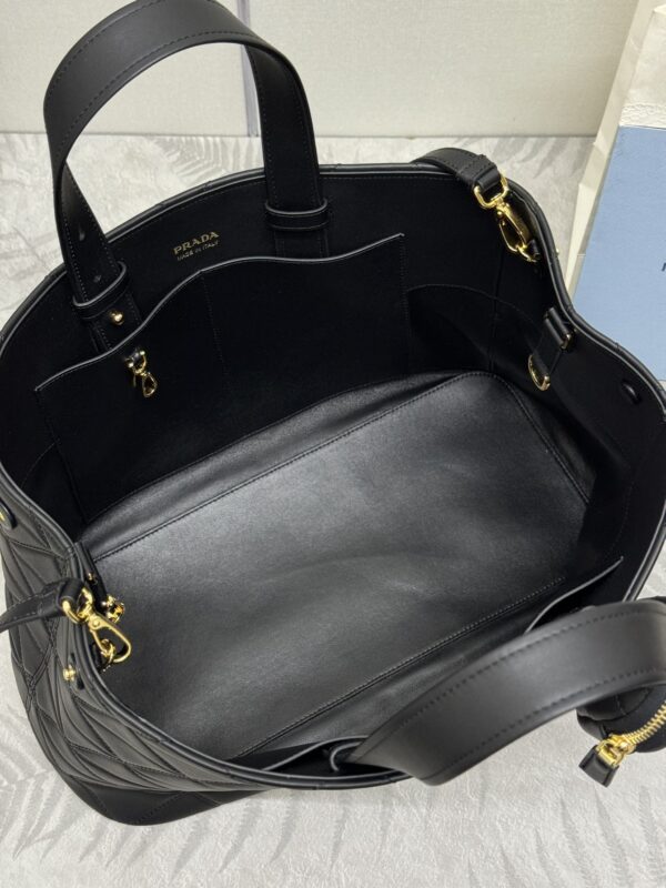 Replica Prada Tote Bag Black - near-authentic luxury replica handbag