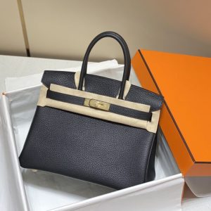 Replica Hermes Top Quality Replica Bag ShopBlack Gold - top-tier luxury replica shoulder bag
