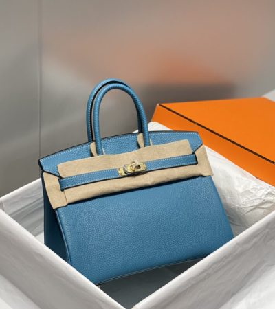 Replica Hermes Top Quality Replica Bag ShopDenim Blue - near-authentic luxury replica handbag