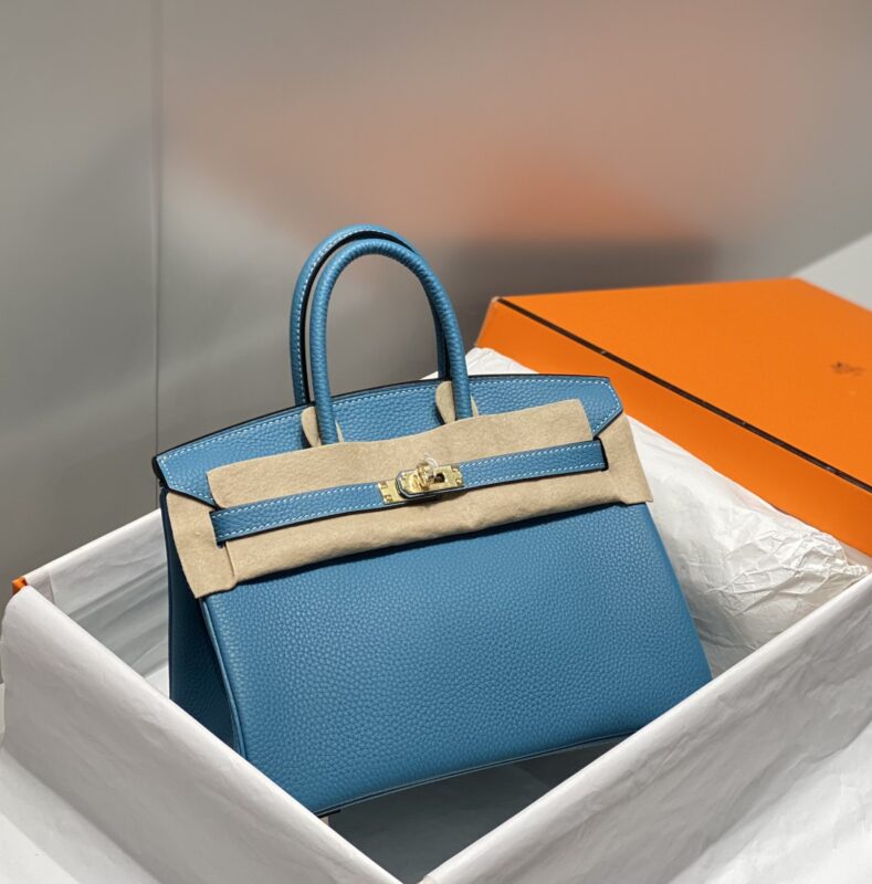 Replica Hermes Top Quality Replica Bag ShopDenim Blue - near-authentic luxury replica handbag