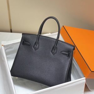 Replica Hermes Top Quality Replica Bag ShopBlack Gold - high-accuracy replica luxury purse
