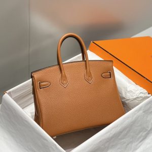 Replica Hermes Top Quality Replica Bag ShopGolden Brown - best quality luxury bag dupe