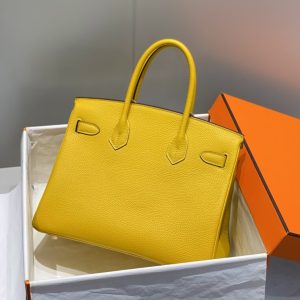 Replica Hermes Top Quality Replica Bag ShopAmber Yellow - high-quality designer bag clone