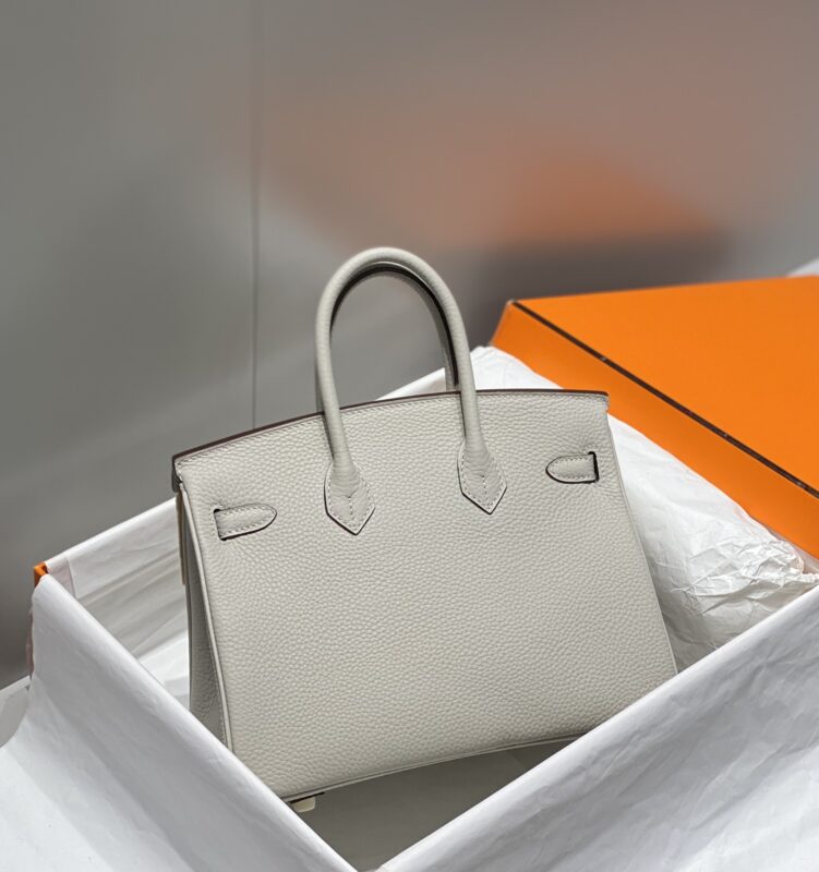 Replica Hermes Top Quality Replica Bag ShopPearl Grey - best quality luxury bag dupe