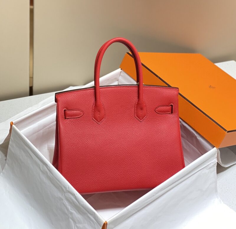Replica Hermes Top Quality Replica Bag ShopHot Red - premium 1:1 fake handbag model