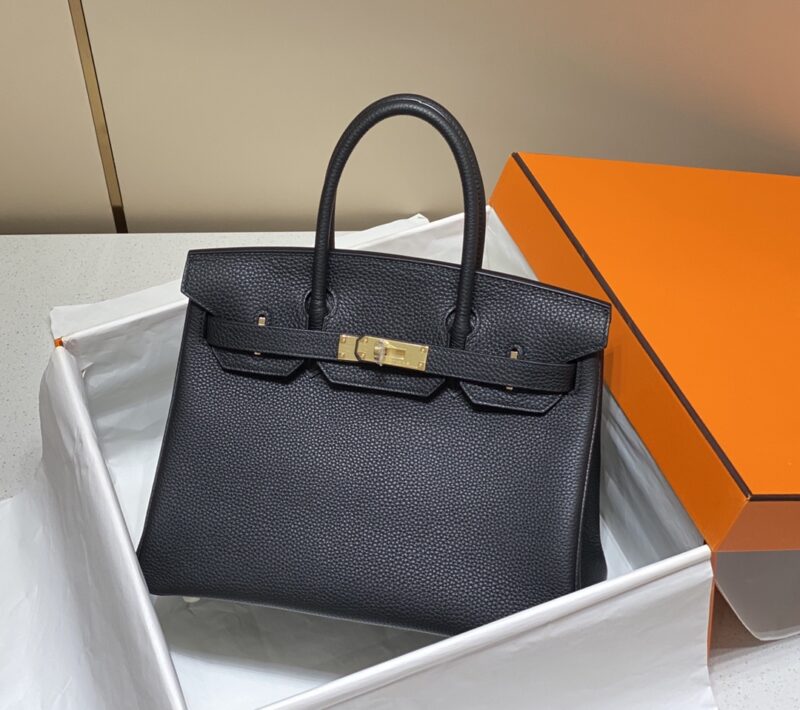 Replica Hermes Top Quality Replica Bag ShopBlack Gold - premium-grade designer purse dupe