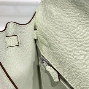 Replica Hermes Kelly Bubble Green - realistic designer-inspired fake bag