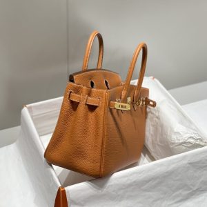 Replica Hermes Top Quality Replica Bag ShopGolden Brown - 1:1 designer replica handbag