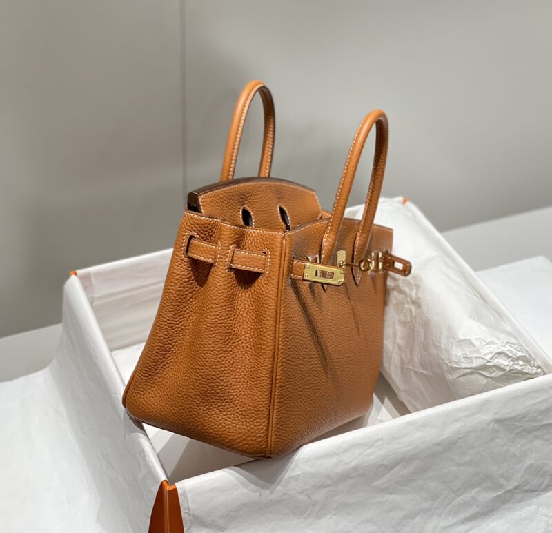 Replica Hermes Top Quality Replica Bag ShopGolden Brown - 1:1 designer replica handbag
