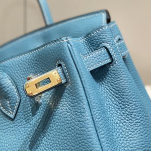 Replica Hermes Top Quality Replica Bag ShopDenim Blue - premium 1:1 fake handbag model